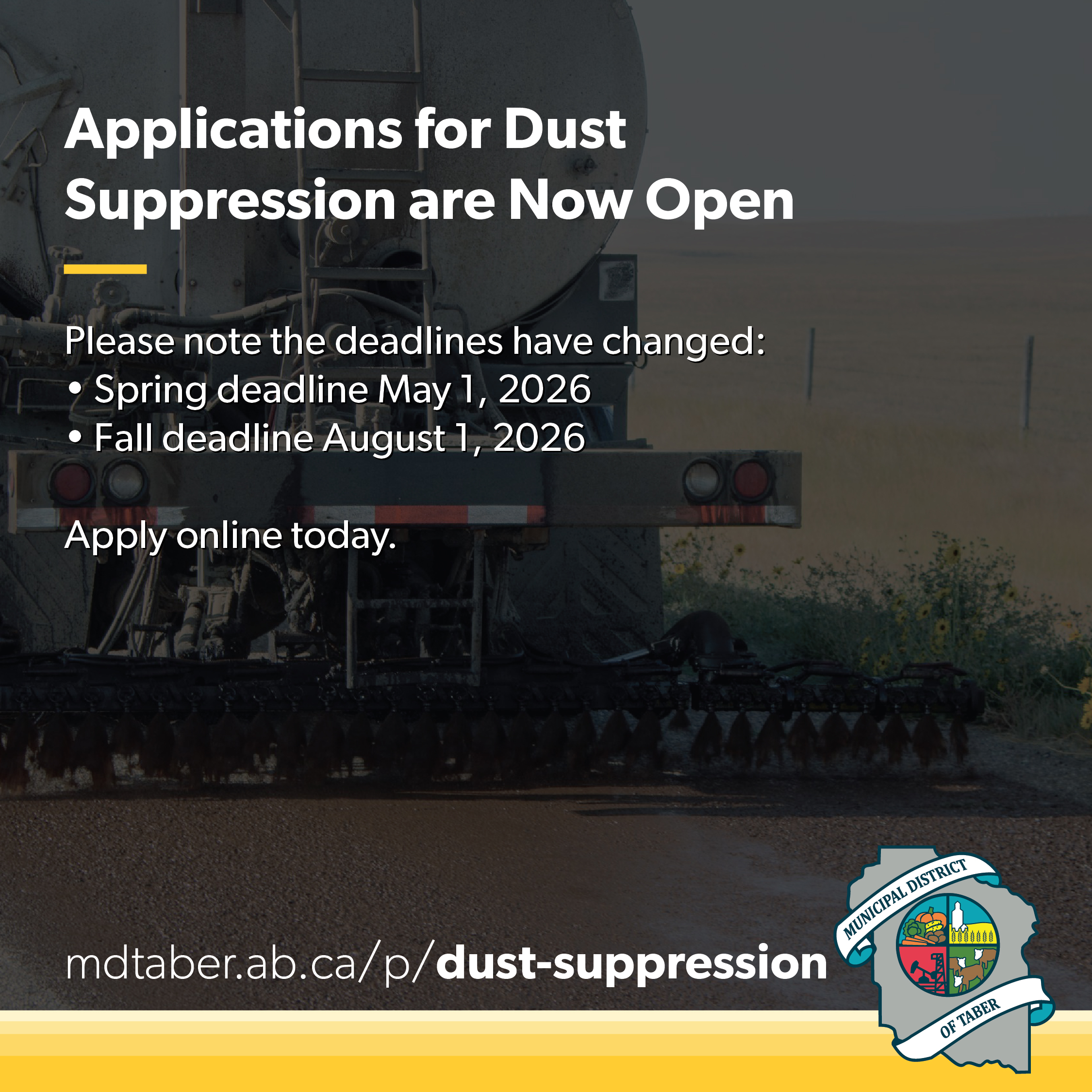 2026 Dust Suppression Program