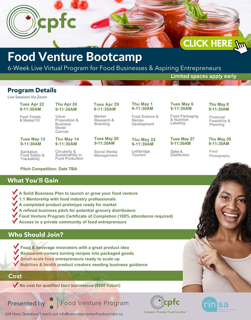 Food Venture Boot Camp Registration