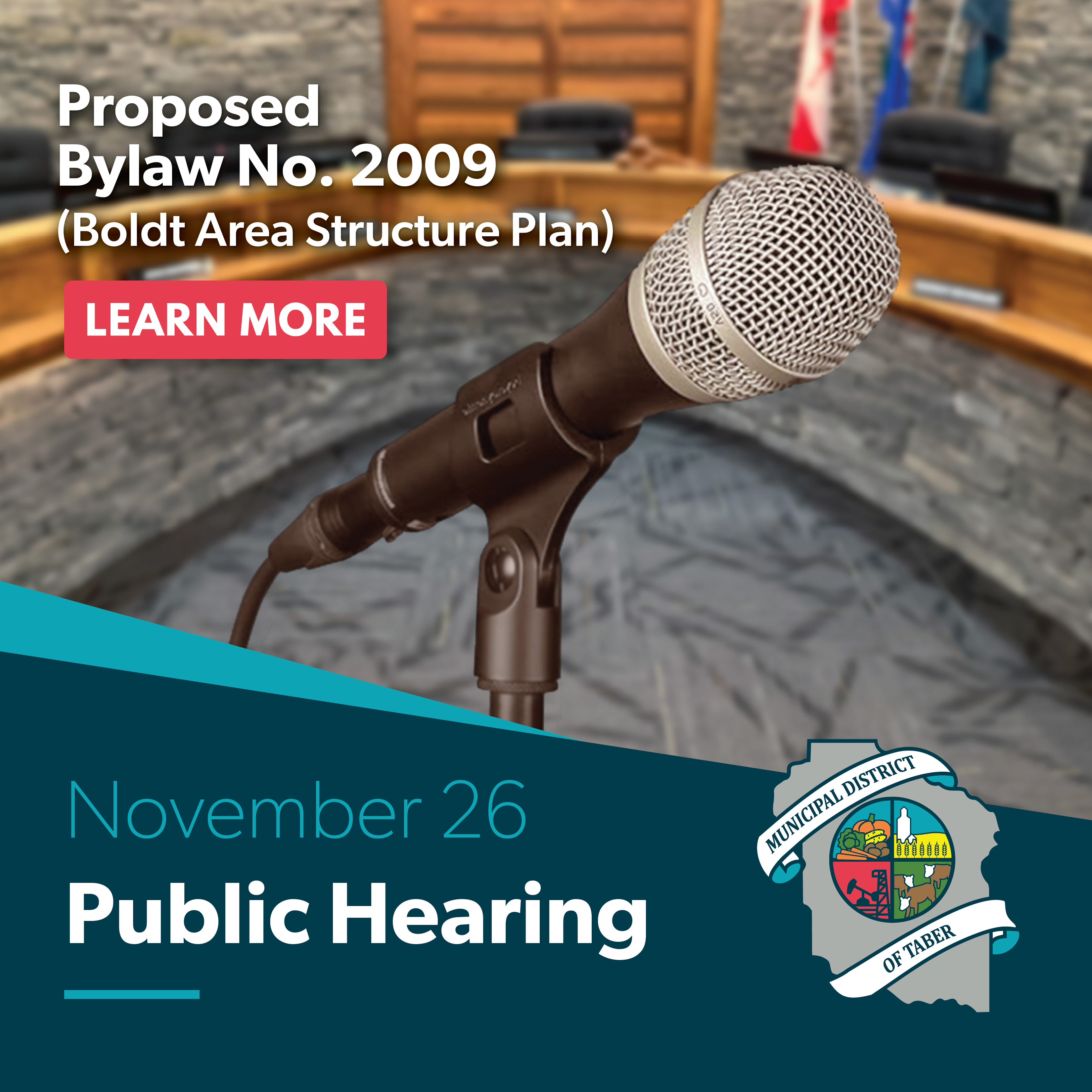 Public Hearing Boldt Area Structure Plan (Bylaw No. 2009)