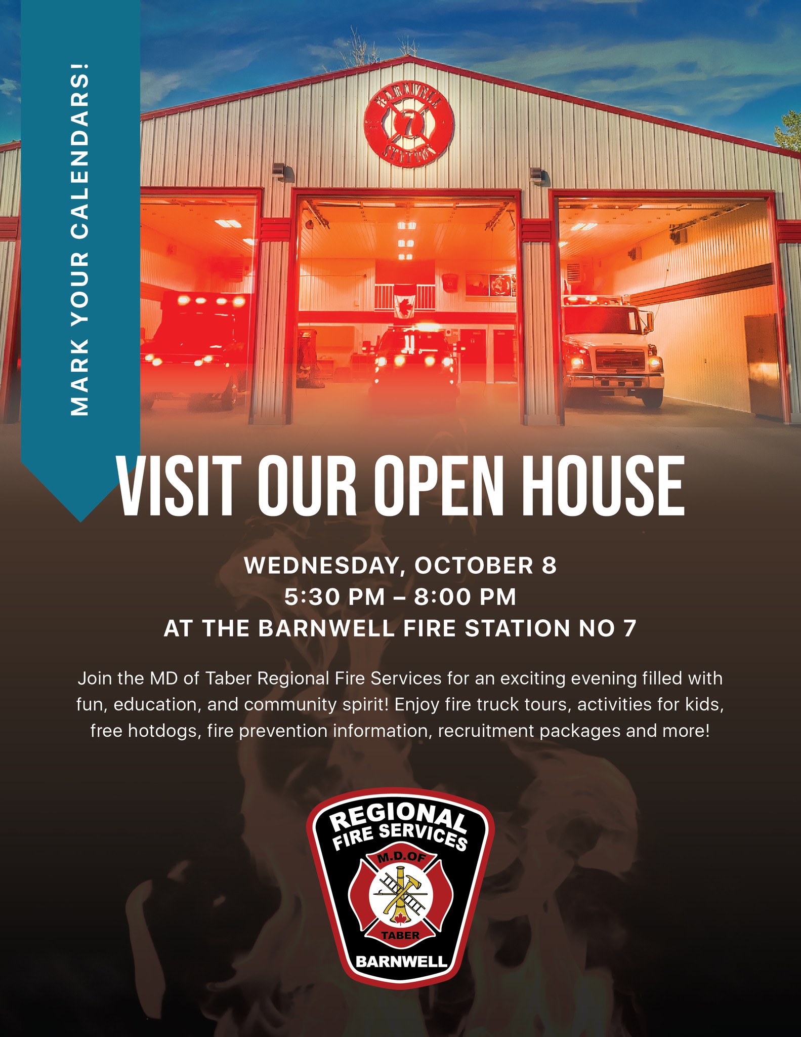 Join Us for the M.D. of Taber Regional Fire Services Open House!
