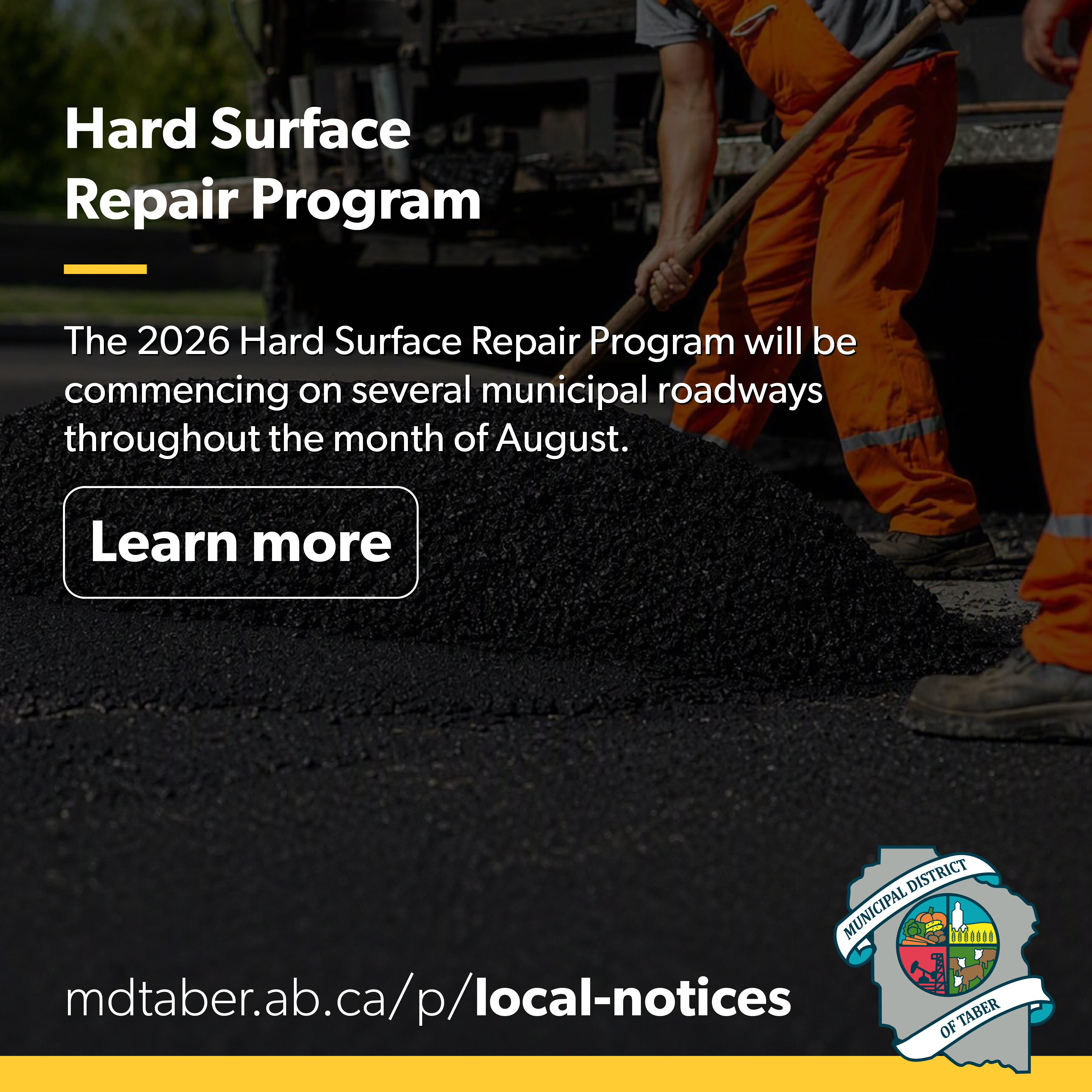 2026 Hard Surface Repair Program