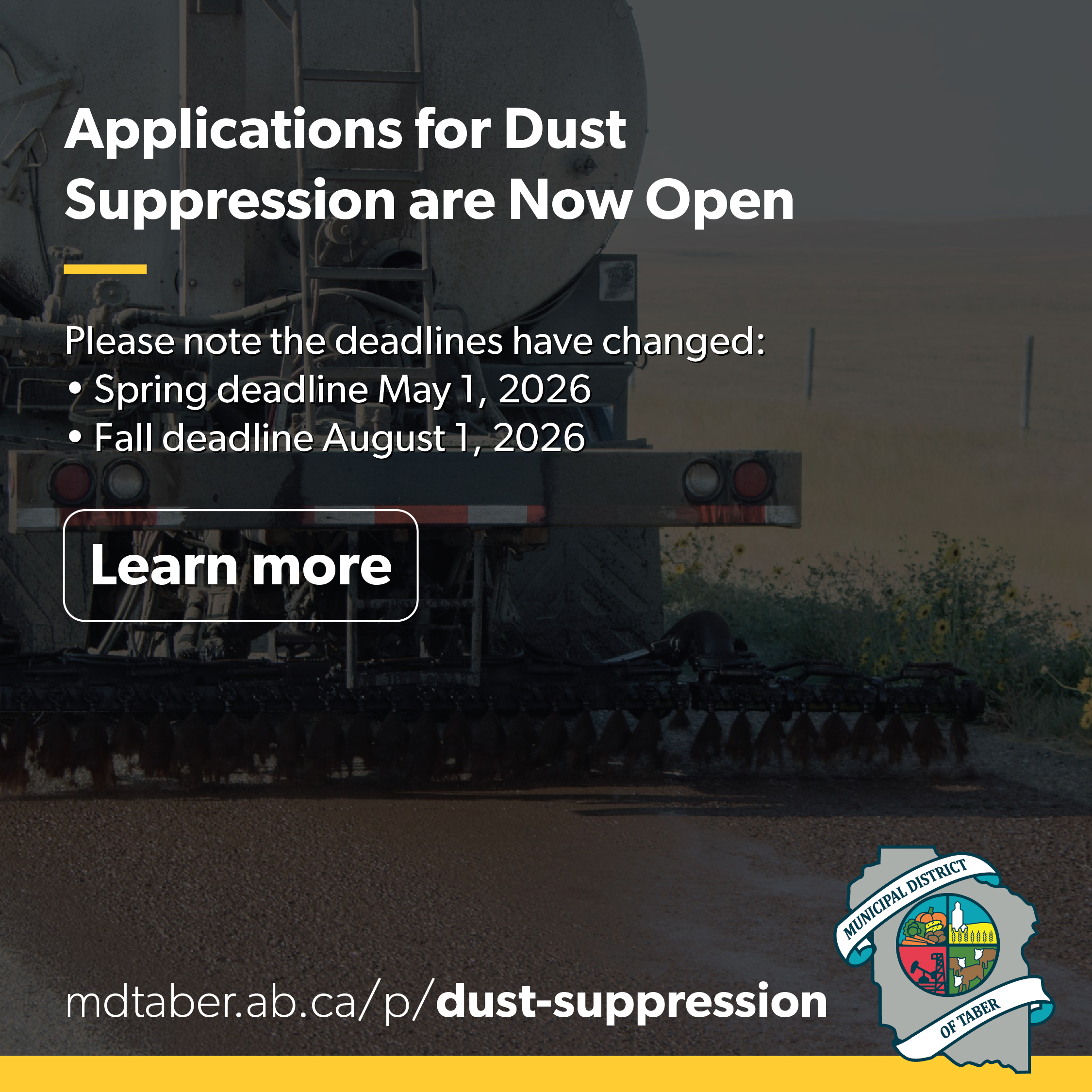 2026 Dust Suppression Program