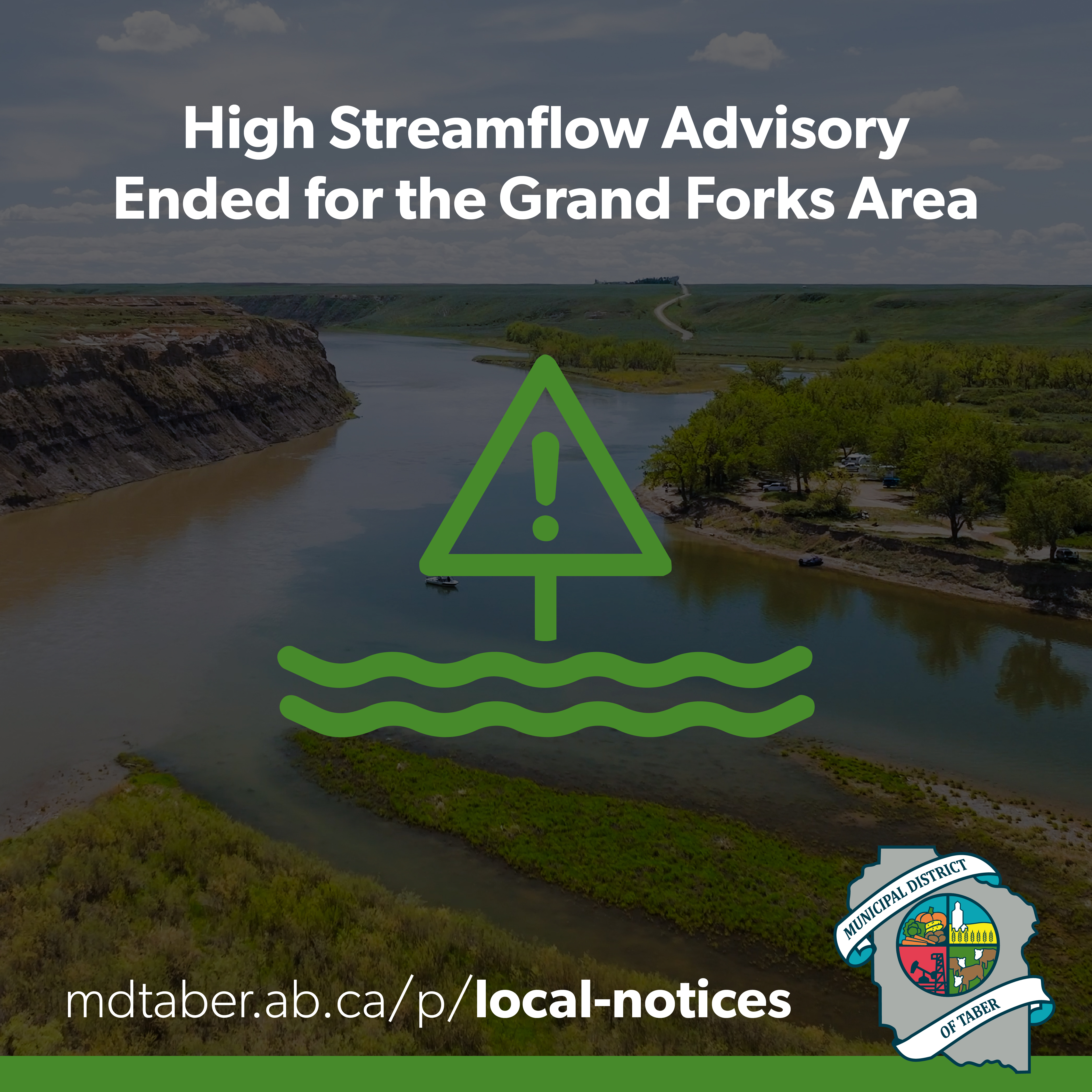 High Streamflow Advisory has Ended