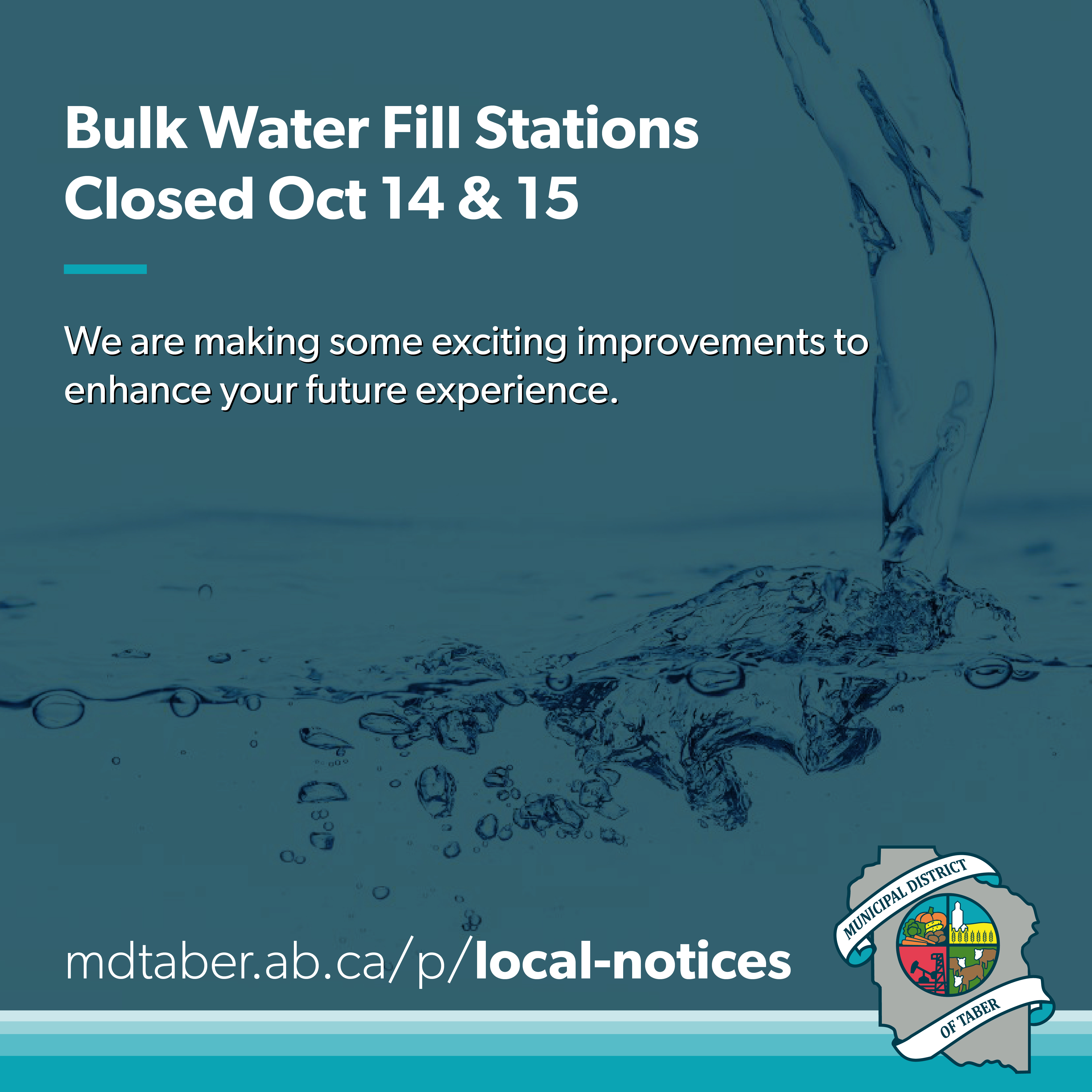 Temporary Closure Notice – Bulk Water Fill Stations