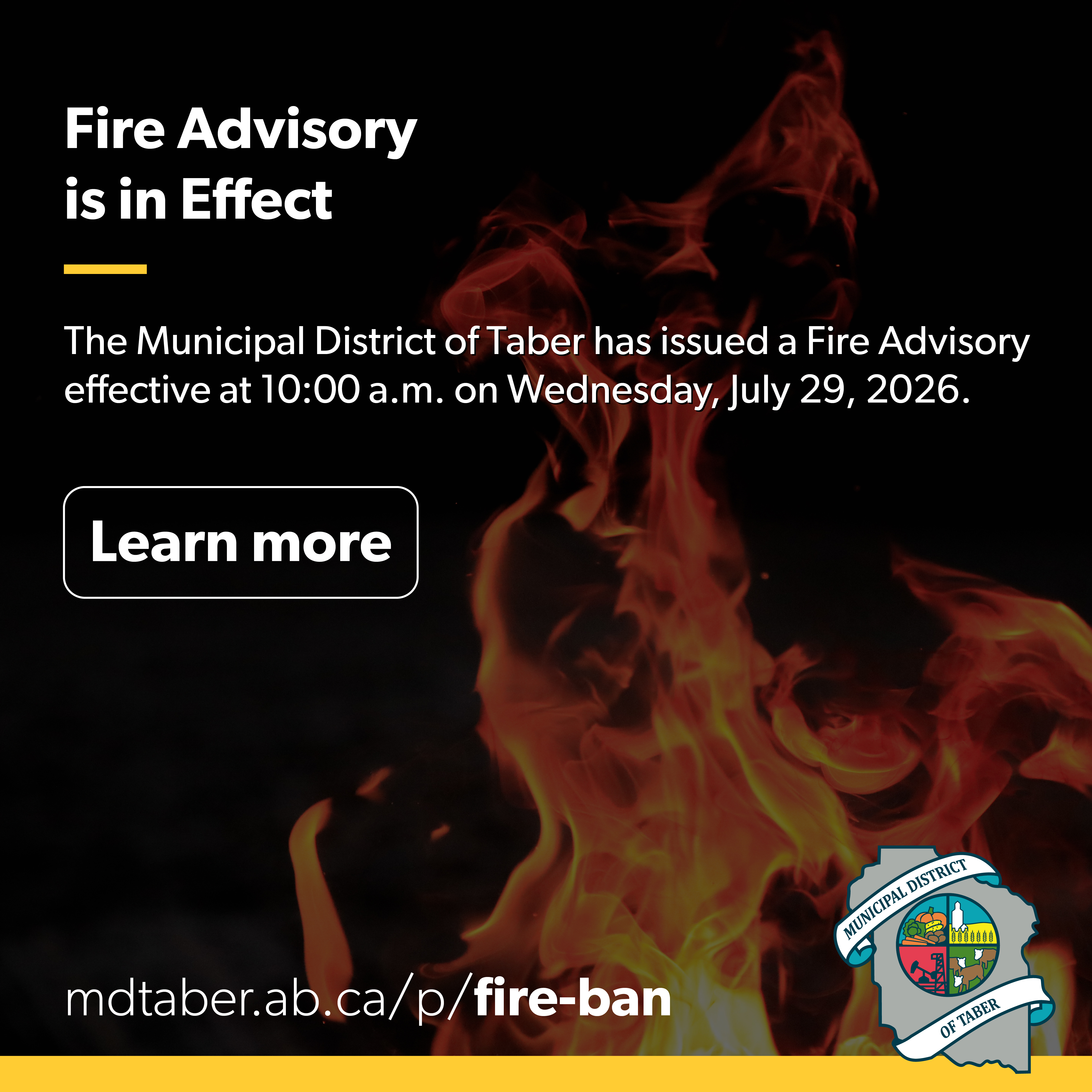 Fire Advisory in Effect